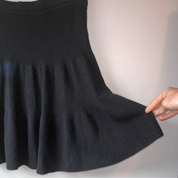 Alain Manoukian Vintage Drop Waist Wool Blend Ruffle Skirt - Picture 2 of 8